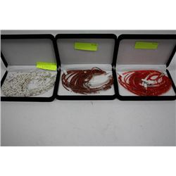 BEADED JEWELLERY SET X3