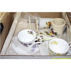 ROYAL ALBERT AND ALLYN NELSON BONE CHINA CUP AND