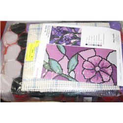 24x15 GLASS RUG CROCHET KIT