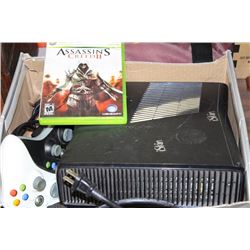 XBOX 360 S, 250 GB W/CORDS, 2 WIRELESS