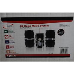 CD HOME MUSIC SYTEM FOR IPOD AND IPHONE