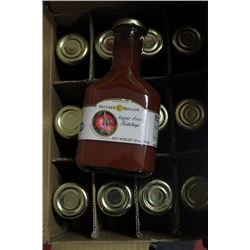 CASE OF SUGAR FREE KETCHUP AND BBQ SAUCE