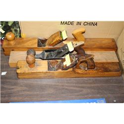 VINTAGE WOOD PLANER X3