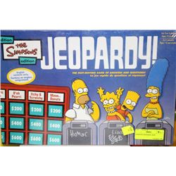 NEW SIMPSONS JEOPARDY BOARD GAME