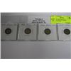 Image 1 : GEORGE V SILVER DIMES 1918-19-20-21 X4