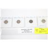 Image 1 : GEORGE V SILVER NICKELS 1917-18-19-20 X4