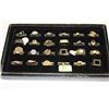 Image 1 : TRAY OF VINTAGE OLD STORE STOCK RINGS