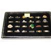 Image 1 : TRAY OF VINTAGE OLD STORE STOCK RINGS
