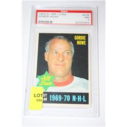 1970 O-PEE-CHEE GORDIE HOWE ALLSTAR CARD