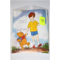 1980'S DISNEY STAMPS X10