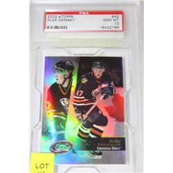 2002 ETOPPS ALES HEMSKY ROOKIE CARD PSA SCORED 10