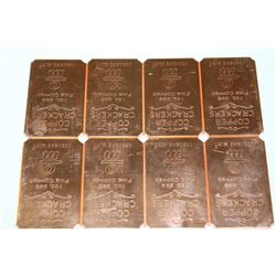 8 COPPER BARS