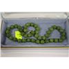 Image 1 : #40 ST SILVER CLASP JADEITE NECKLACE