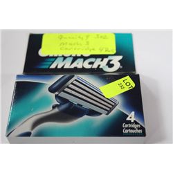 PK OF 4 MACH 3 REPLACEMENT CARTRIDGES