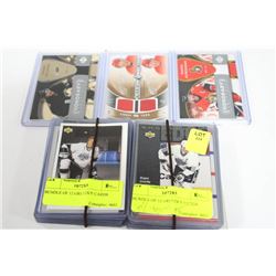 2 BUNDLES OF GRETZKY CARDS SOLD W 3 JERSEY CARDS