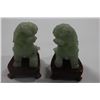 Image 1 : BEAUTIFUL SET OF JADE LION SCULPTURES