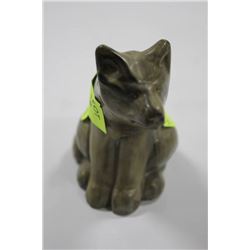 SMALL SOAPSTONE ALASKAN HANDCARVED  WOLF