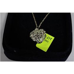 STERLING SILVER FILIGREE HEART