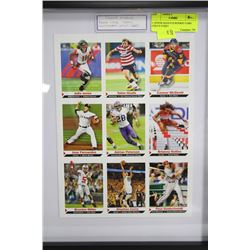 CONNOR McDAVID ROOKIE CARD UNCUT SHEET