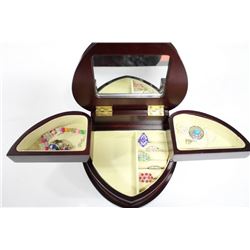 JEWELRY BOX WITH CONTENTS