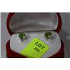 Image 1 : 2.5 CT PERIDOT EARINGS