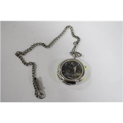 AL AGNEW POCKETWATCH W/ CHAIN
