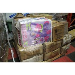 PALLET OF STREMERS BDAY CANDLES AND CONFETTI