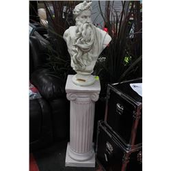 "MOSES BY MICHELANGELO" ON PEDESTAL