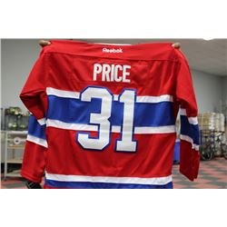 CAREY PRICE #31 MONTREAL CANADIENS JERSEY