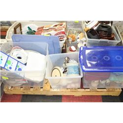 ESTATE PALLET OF ASST. HOUSEHOLD MISC.