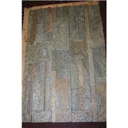 S-0522:SPARKLY GREY NATURAL SLATE STONES - CORNERS