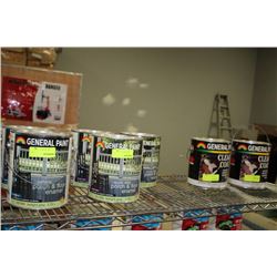 SHELF 12-7 CANS- CLEAR COAT URETHANE AND