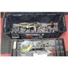 Image 1 : MASTERCRAFT TOOL BOX W PLANERS AND HAND DRILL