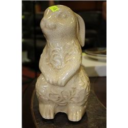 CRACKLE STYLE BUNNY ORNAMENT