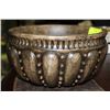 Image 1 : SMALL DARK CRACKLE FINISH FRUIT BOWL/CENTER PIECE