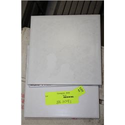 1011M 80 SQ/FT WHITE CERAMIC TILE X80