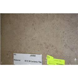 1004M 40 SQ/FT 18X18 CERAMIC TILE X40