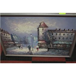 FRAMED CANVAS OIL PAINTING