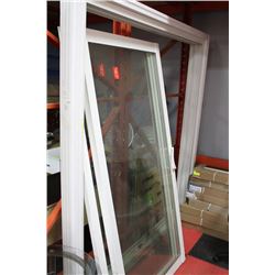 VINYL SLIDING PATIO DOOR WITH FRAME