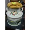 Image 1 : SMALL HANDPAINTED CREAM CAN ( FARM SCENE )