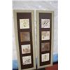 Image 1 : PAIR OF TALL AND NARROW SHOWHOME WALL HANGINGS