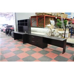 OFFICE DESK W HUTCH/ SIDEBOARD