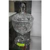 Image 1 : PINWHEEL CRYSTAL LIDDED DISH