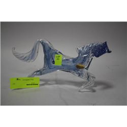 ITALIAN MURANO GLASS STALLION ORNAMENT