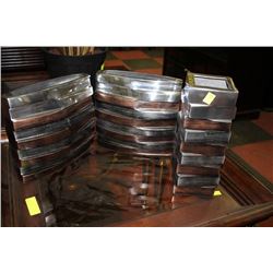 SET OF 3 METAL SHOWHOME VASES