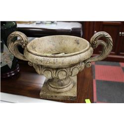 EARTH TONED CRACKLE FINISH FRUIT BOWL/CENTER PIECE