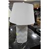 Image 1 : WHITE CERAMIC SHOWHOME LAMP