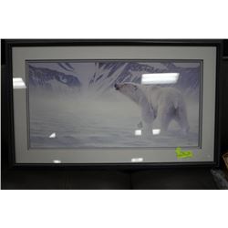 DES MCCAFFREY SIGNED POLAR BEAR PRINT