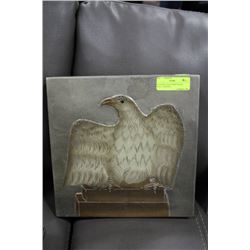 SILVER & GOLD TONED EAGLE WALL HANGING