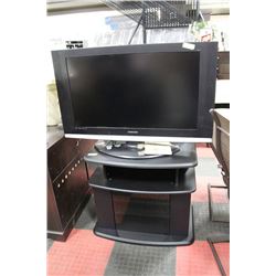SAMSUNG LCD TV W STAND AND REMOTE